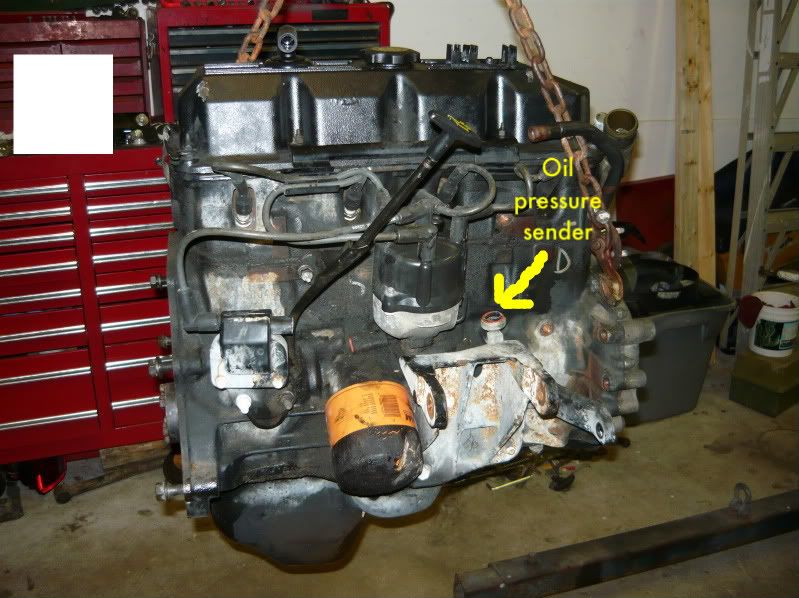 1995 Jeep grand cherokee oil pressure sending unit location